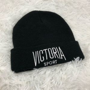 Victoria's Secret Accessories - Victoria’s Secret Sport Black Winter Beanie Hat Victoria's Secret Accessories - Victoria’s Secret Sport Black Winter Beanie Hat